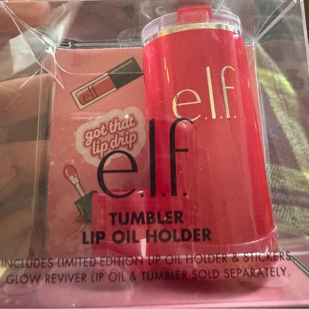 e.l.f. Tumbler Lip Oil Holder (red delicious)